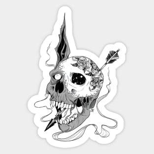 Skull Sticker